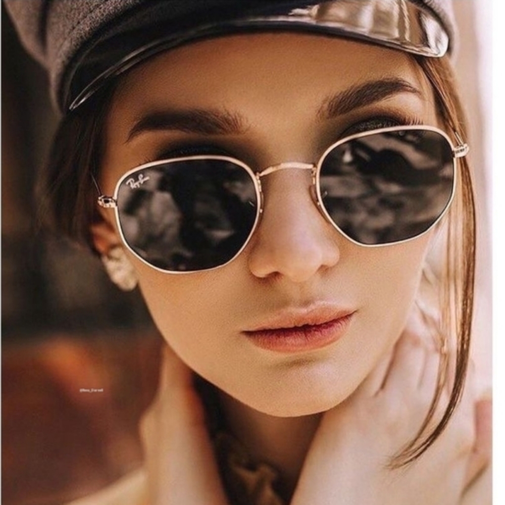 Ray Ban Hexagonal RB3548N Green Lens New - Picture 12 of 13